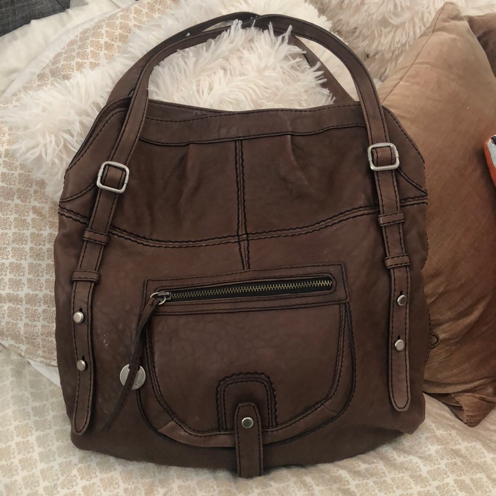 *FOSSIL 54 Fifty-four leather handbag Gorgeous!*